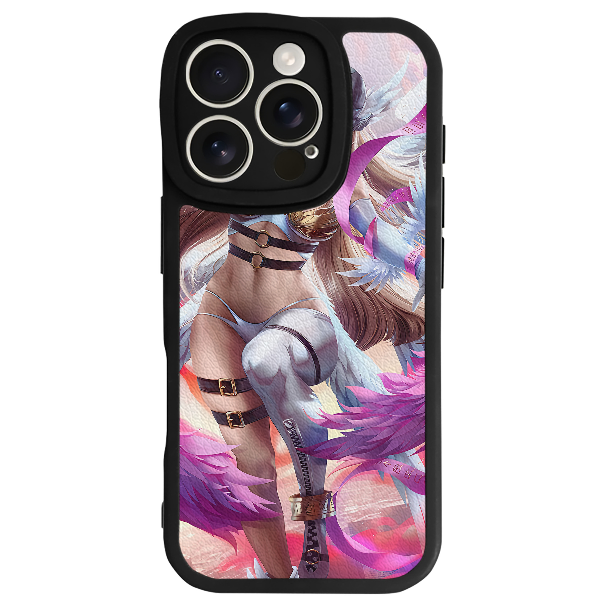 （画像用） Digimon デジタルモンスター/デジモン 【iPhone 16シリーズ対応】シリコンスマホケース（レザー調） 材質：シリコン